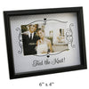 Wedding Bride & Groom Glass Printed Picture Photo Frame "Tied the Knot"