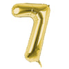 Giant Foil Gold 7 Number Balloon