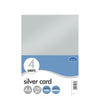 Pack of A4 Silver Card Sheets