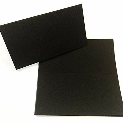 Pack Of 10 High Quality Black Place Cards