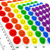 Pack of 420 23.5mm Assorted Colour Smiley Face Motivational Merit Award Stickers