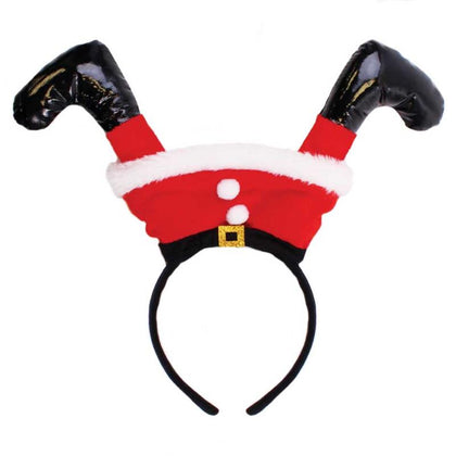 Santa Legs Design Christmas Headband