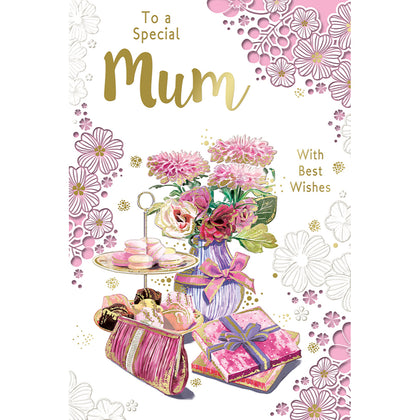 To a Special Mum With Best Wishes Celebrity Style Birthday Card