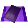 Pack of 10 A4 Frosted Purple Exercise Book Covers