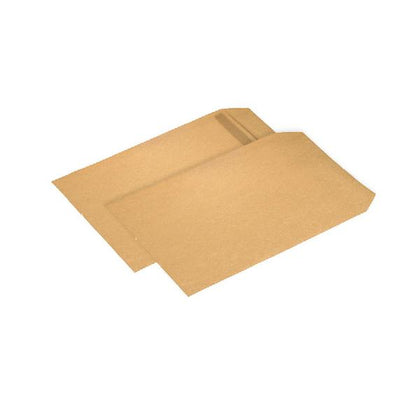 Box of 250 B4 Envelopes 353x250mm Pocket Self Seal 90gsm Manilla