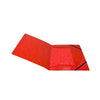 A4 Red Card 3 Flap Folder With Elastic Closure