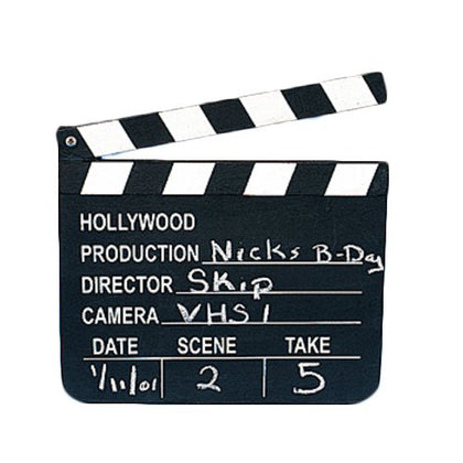 Hollywood Wooden Clapper Board 18 x 20cm