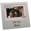 I Love My Nan Aluminium Photo Frame