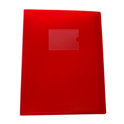 A4 Red Flexible Cover 10 Pocket Display Book
