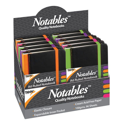A6 Notables Soft Feel Note Book Assorted Colour
