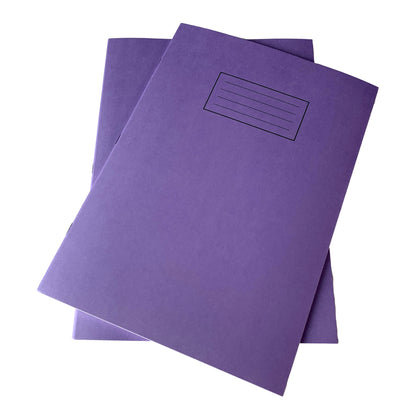 Janrax A4 Purple 80 Pages Feint and Ruled Exercise Book