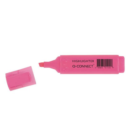 Pink Highlighter Pen (Pack of 10)