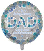 In Loving Memory of Dad Round Remembrance Balloon