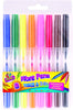 Pack of 8 Thick and Thin Fibre Colouring Pens