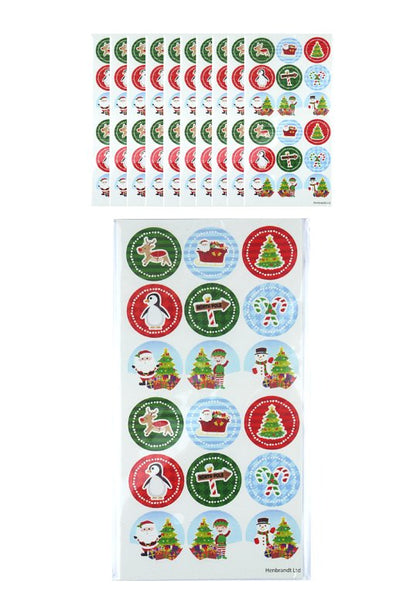 Pack of 180 Christmas Stickers