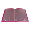 A5 Pink Flexible Cover 40 Pocket Display Book