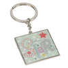 You're a Star keyring - Laura Darrington patchwork collection with pastel stars