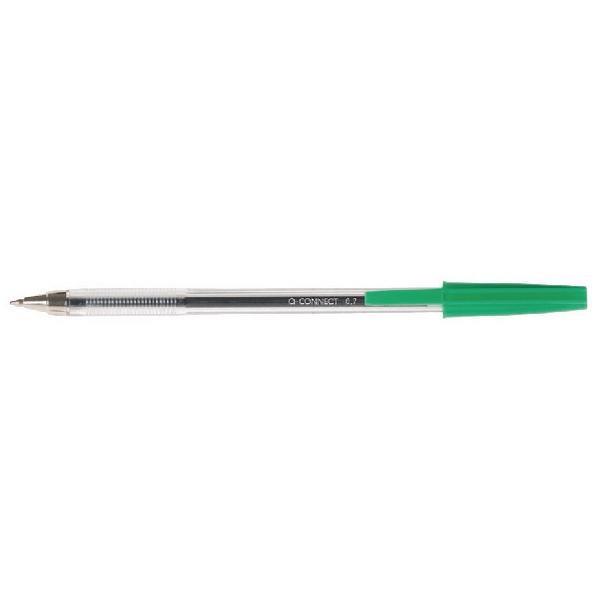 Pack of 20 Medium Green Ballpoint Pens