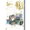 To a Special Son On Your 18th Birthday Celebrity Style Greeting Card