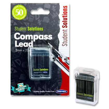 Pack of 50 Compass Black Lead by Student Solutions