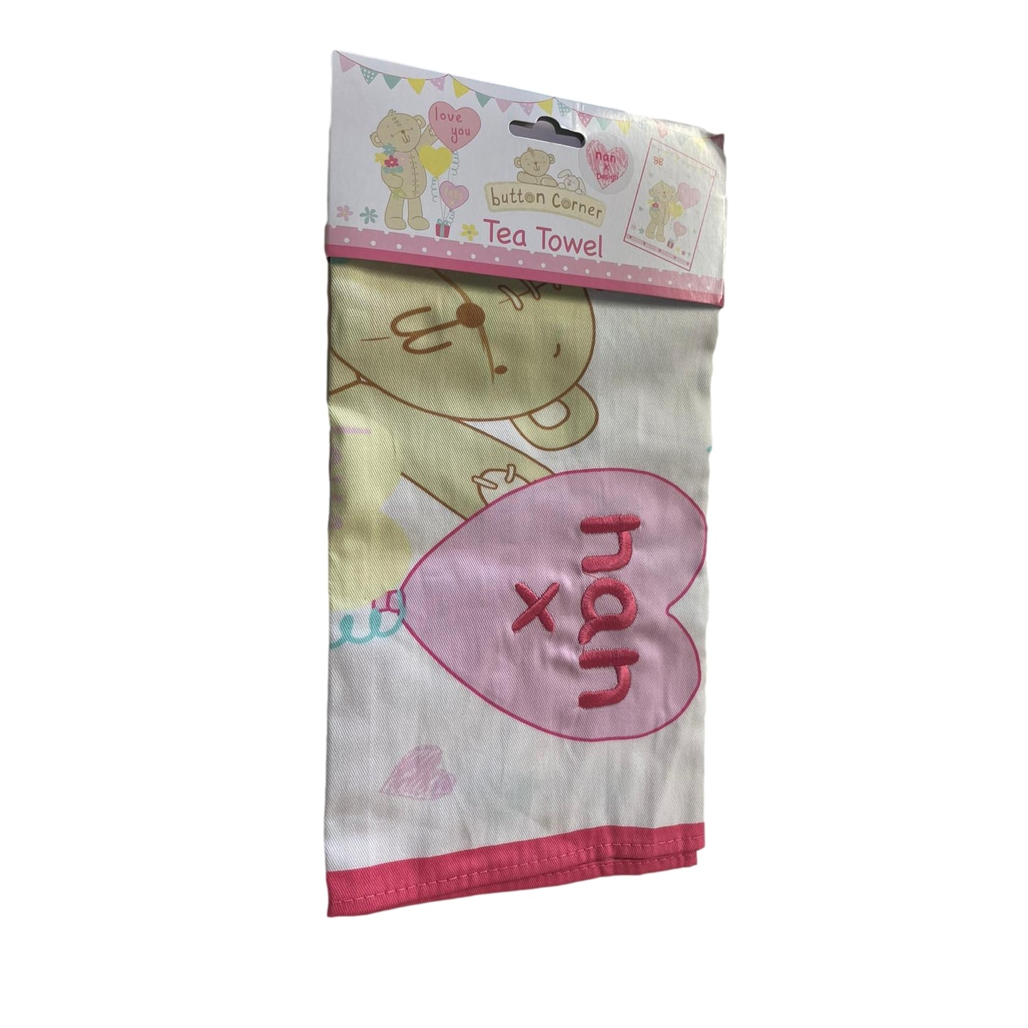 Button Corner Nan Love You x Tea Towel