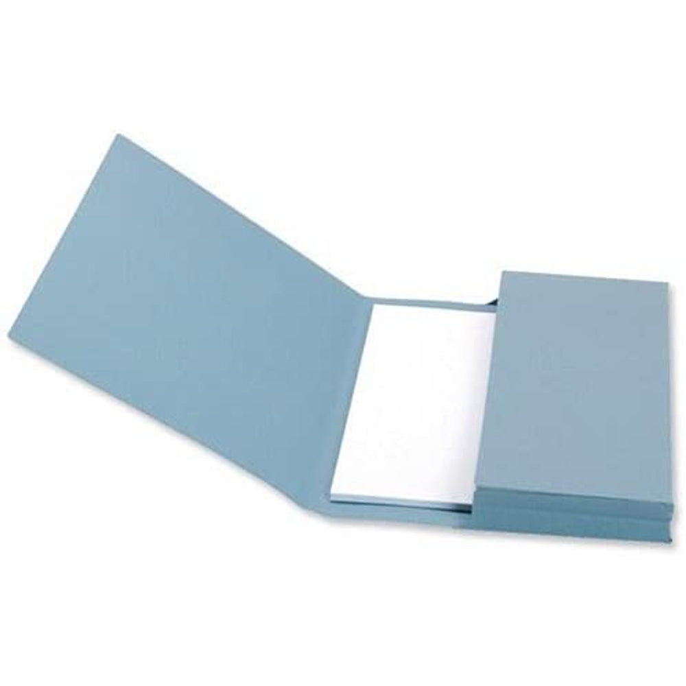 Pack of 50  Foolscap Blue Long Flap Document Wallets