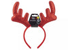 Red Sparkling Antler Christmas Headband