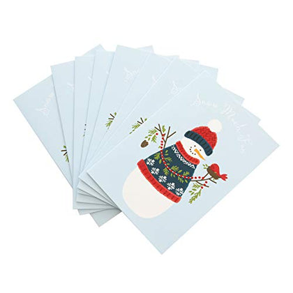 Hallmark Snowman Design Charity Christmas Cards Pack of 8