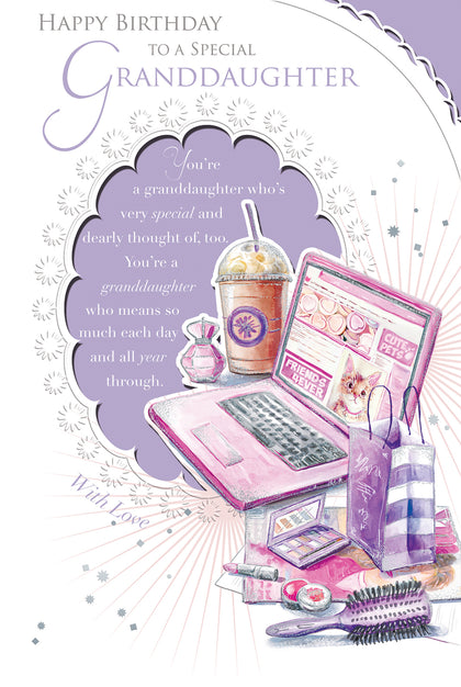 Happy Birthday To A Special Granddaughter Lifestyle Design Celebrity Style Card