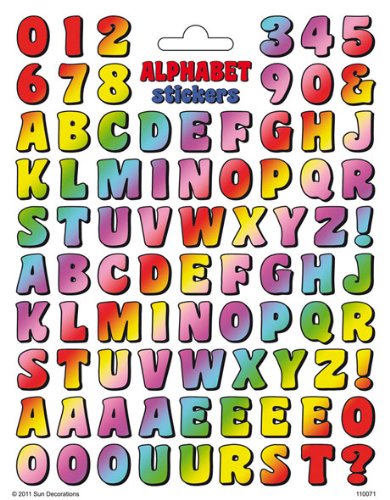 Alphabet Stickers Scrapbook Stickers