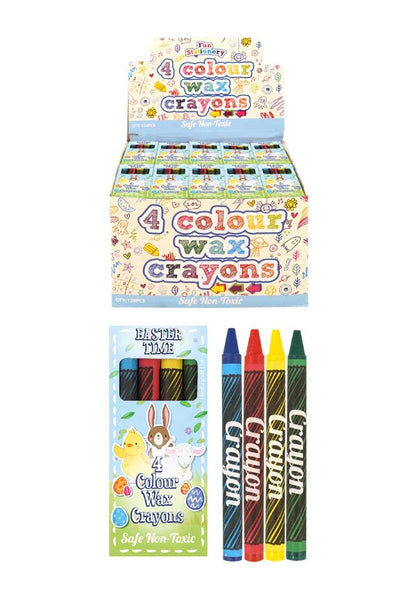 Pack of 4 Mini Easter Wax Crayons