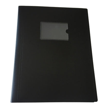 A4 Black Flexible Cover 40 Pocket Display Book