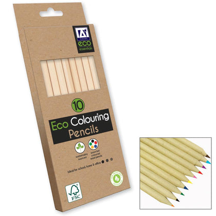 Pack of 10 ECO Colouring Pencils