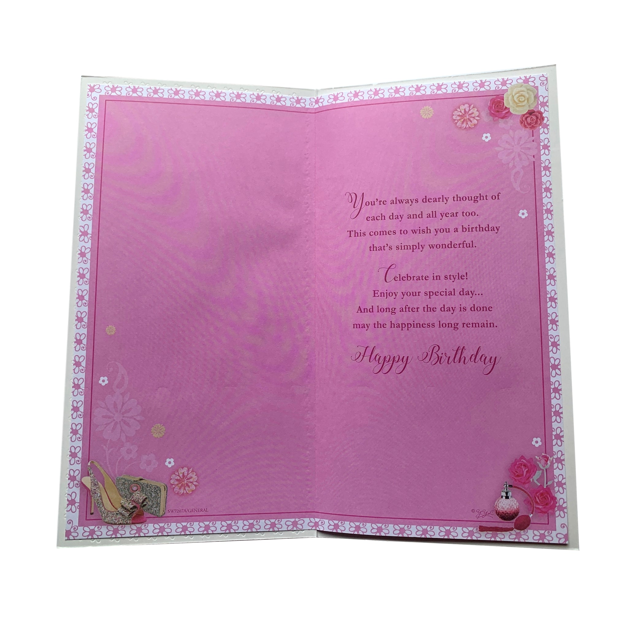 Happy Birthday Auntie Soft Whispers Card