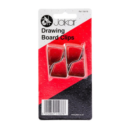 Pack of 4 Drawing Board Clips