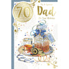 To a Special Dad On Your 70th Birthday Celebrity Style Greeting Card