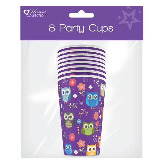 Pack of 8 Woodland Party 9oz Cups