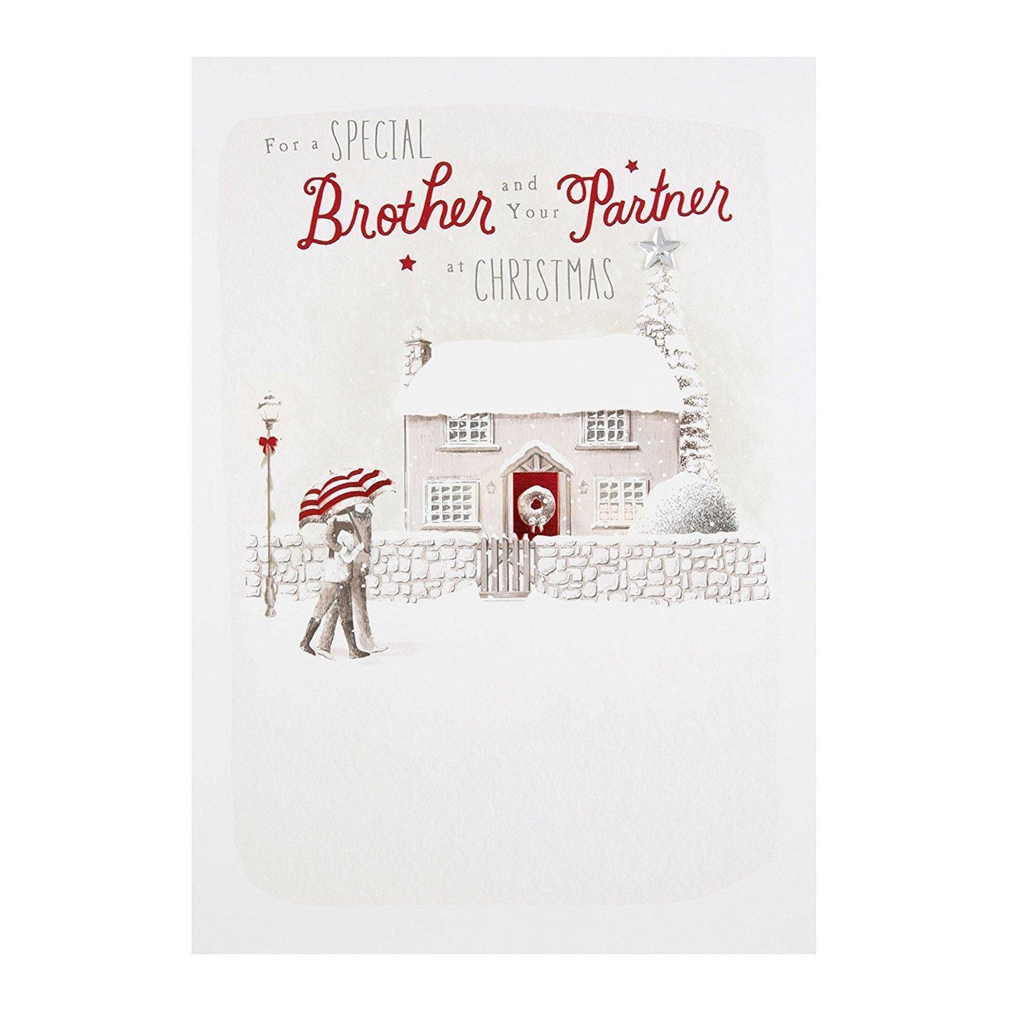 Brother and Partner "Happiness" Christmas Card