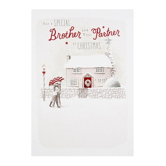 Brother and Partner "Happiness" Christmas Card