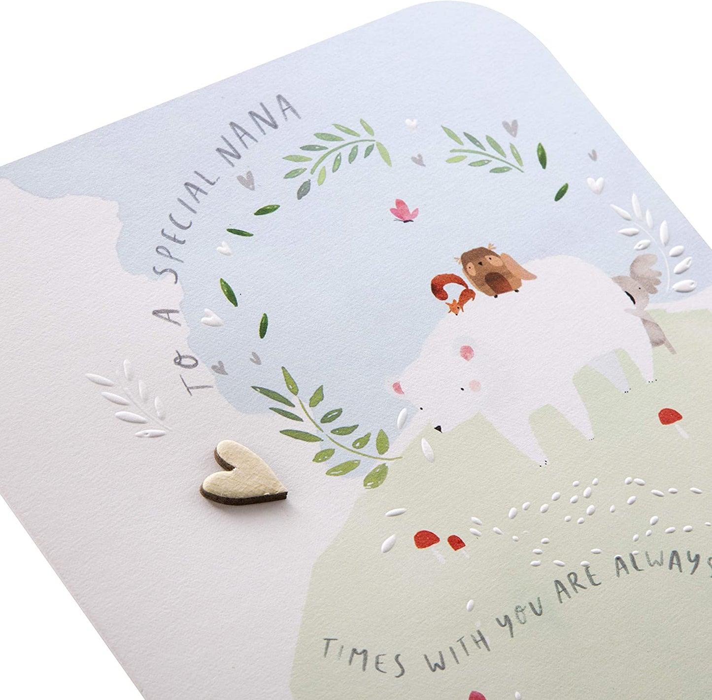 To a Special Nana Biggest Bear Design Open Greeting Card