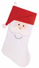 Plush Christmas Super Jumbo Santa Head Stocking