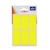 Pack of 24 25 x 50mm Fluorescent Yellow Labels
