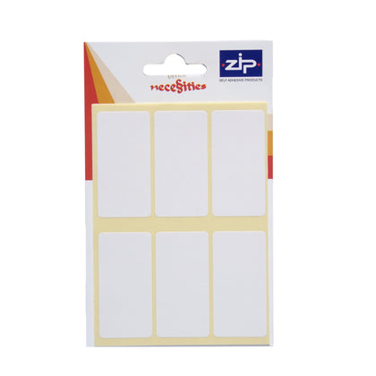 Pack of 42 25 x 50mm White Labels