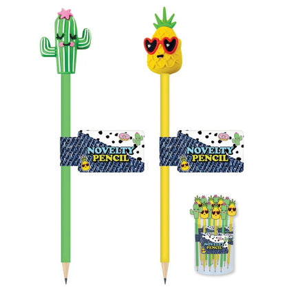 Pin Badge Tropical Design Wizard Novelty Pencil