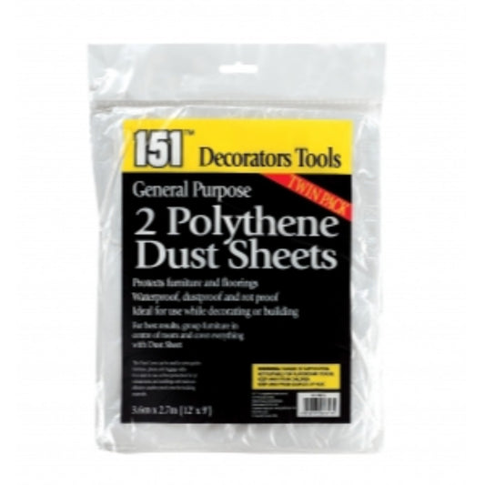 General Purpose 2 Polythene Dust Sheets