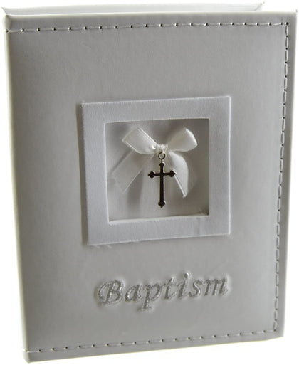 Juliana White Leatherette Album 'Baptism'. Holds 48 4