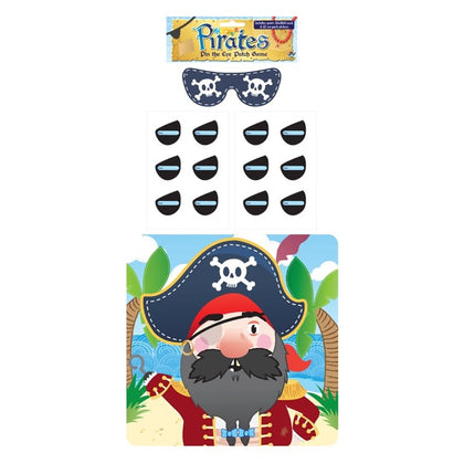 14 Pieces Stick The Eye Patch On The Pirate Party Game