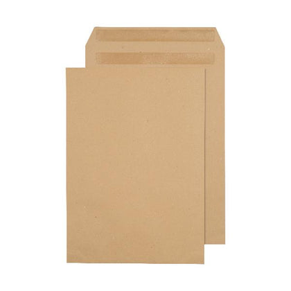 C4 Envelopes Pocket Self Seal 80gsm Manilla (Pack of 250)