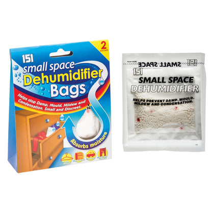 Pack of 2 Small Space Dehumidifier Bags 36gm