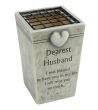 Graveside Memorial Flower Pot Terracotta - Dearest Husband